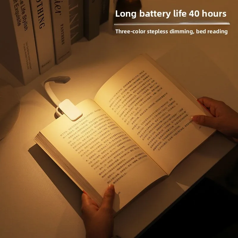 

Portable LED Book Lights USB Rechargeable Eye Protection Night Light Mini 360°Clip-On For Reading Lamp Travel Bedroom Led