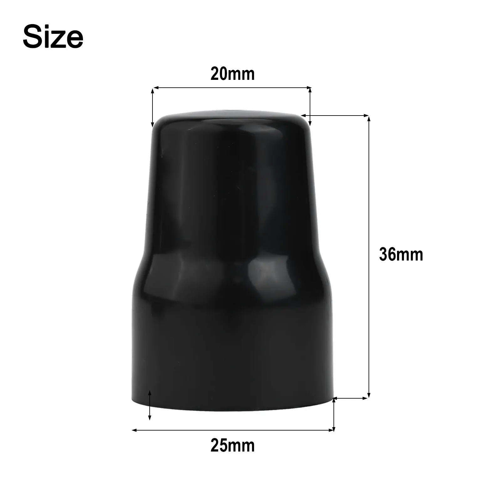 4-10pc Radiator Valve Cap Radiator Valve Cap Easy Push-Fit Replacement Valve Cover Black Secure And Reliable Connection Home