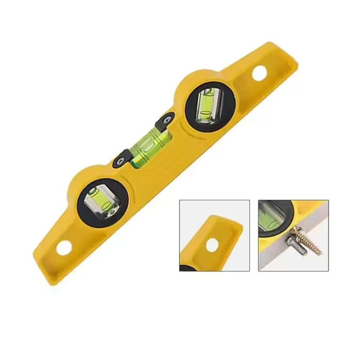 ABJG-مستوى الروح المغناطيسي المحمول 3 أدوات بناء سبائك الألومنيوم عالية الدقة