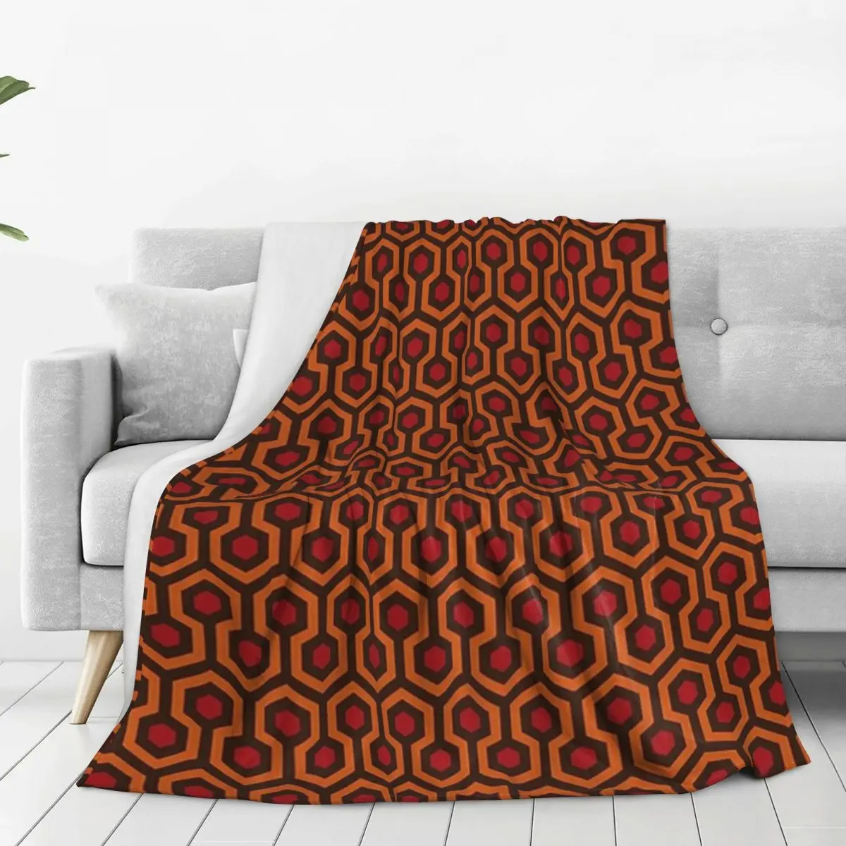 The Overlook Hotel Carpet Blanket Fleece Super Soft Sofa Throw Blankets For Couch Bedding Office Throws Bedspread Quilt