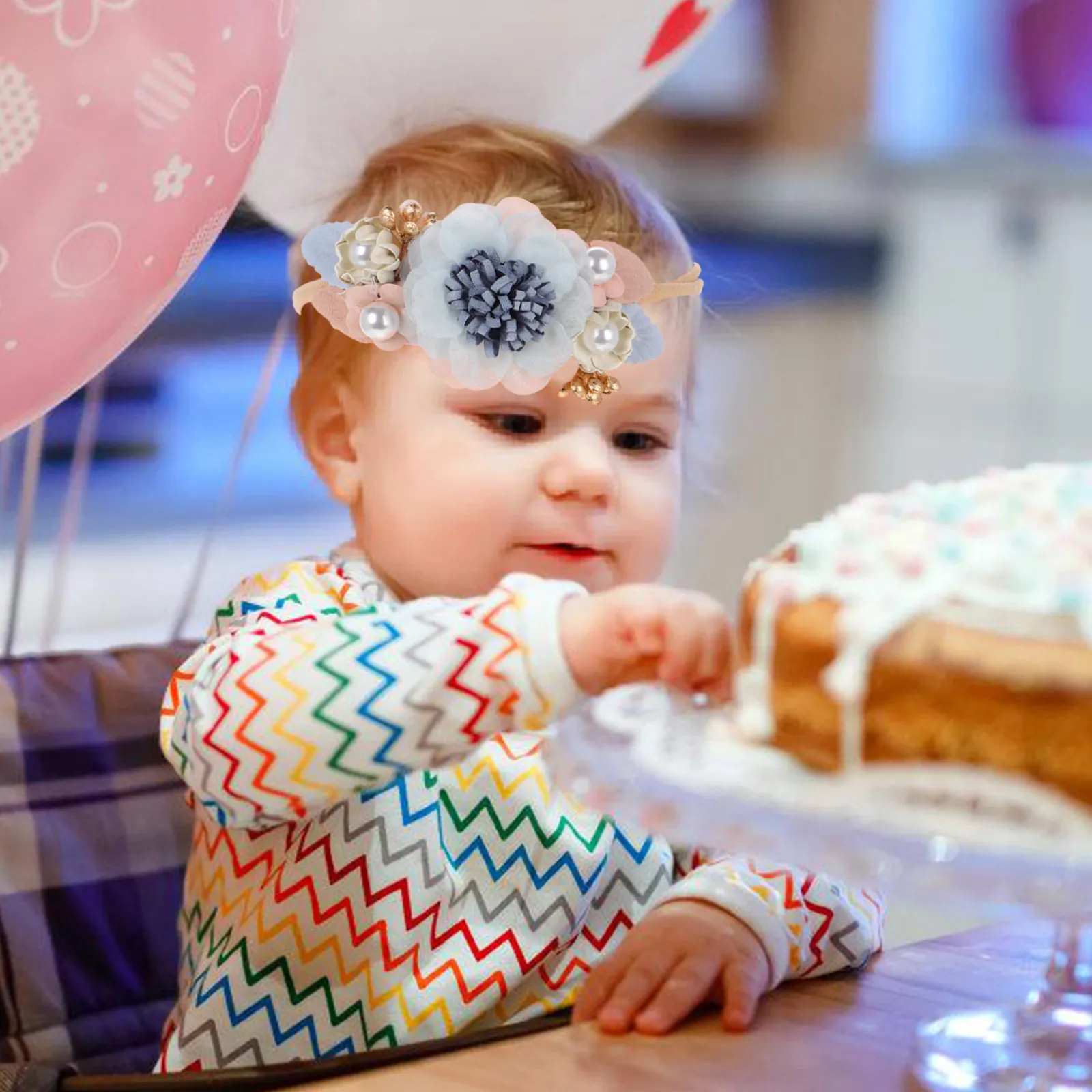 

Набор из 3 повязок на голову с искусственными цветами, цветочные повязки для волос, аксессуар для фотосессий и вечеринок