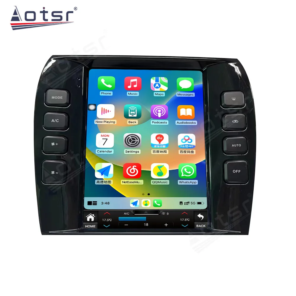 Vertical Screen Automotive Multimedia Android 13 For Jaguar X-type 2004 2005 2006~2011 CAR GPS Navigation Stereo Radio Head Unit