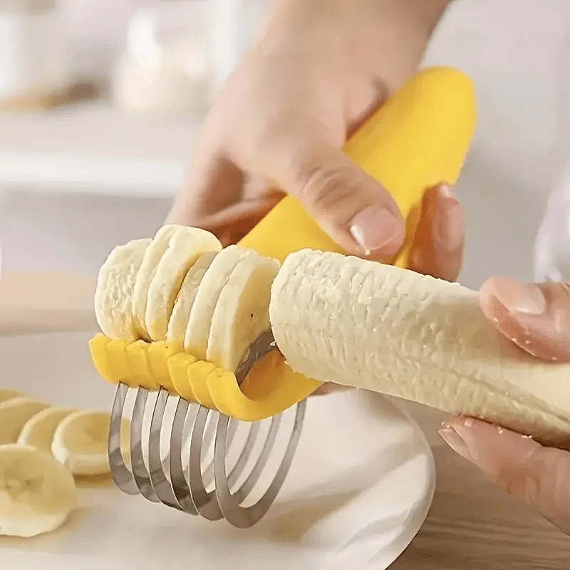 Stainless steel banana slicer, small cutter for cutting sausages and ham sausages