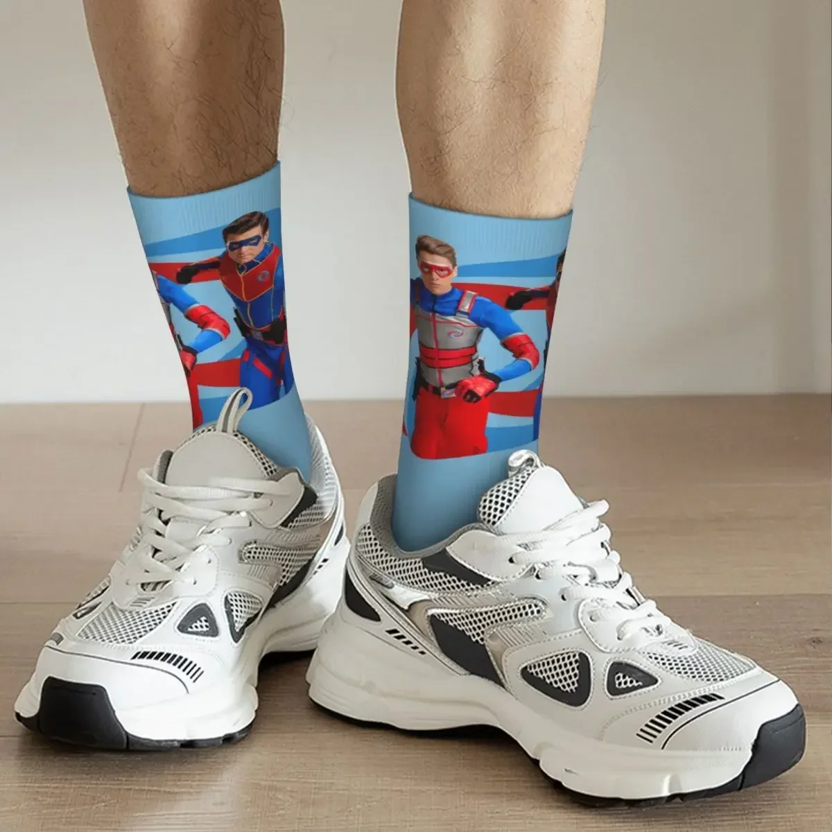 Henry Danger - Action Logo Socks Harajuku Super Soft Stockings All Season Long Socks Accessories for Unisex Gifts