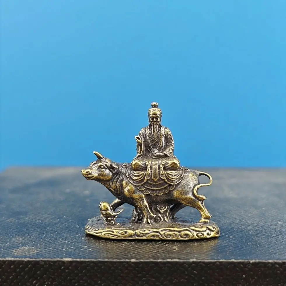 Brass Statue of Laozi Riding An Ox, Copper Statue of Laozi Leaving The Pass,  Sacrificial Fish Tank, A Car Ornament