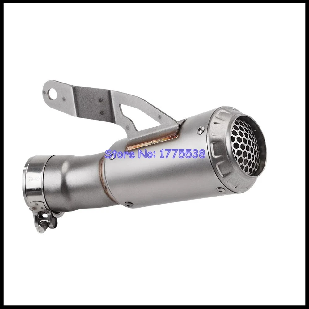For BMW S1000RR M1000RR 2019-2026 S1000R M1000R 2021-2026 Motorcycle Exhaust Slip-on Mid Link Pipe Escape Moto Muffler Can Pot