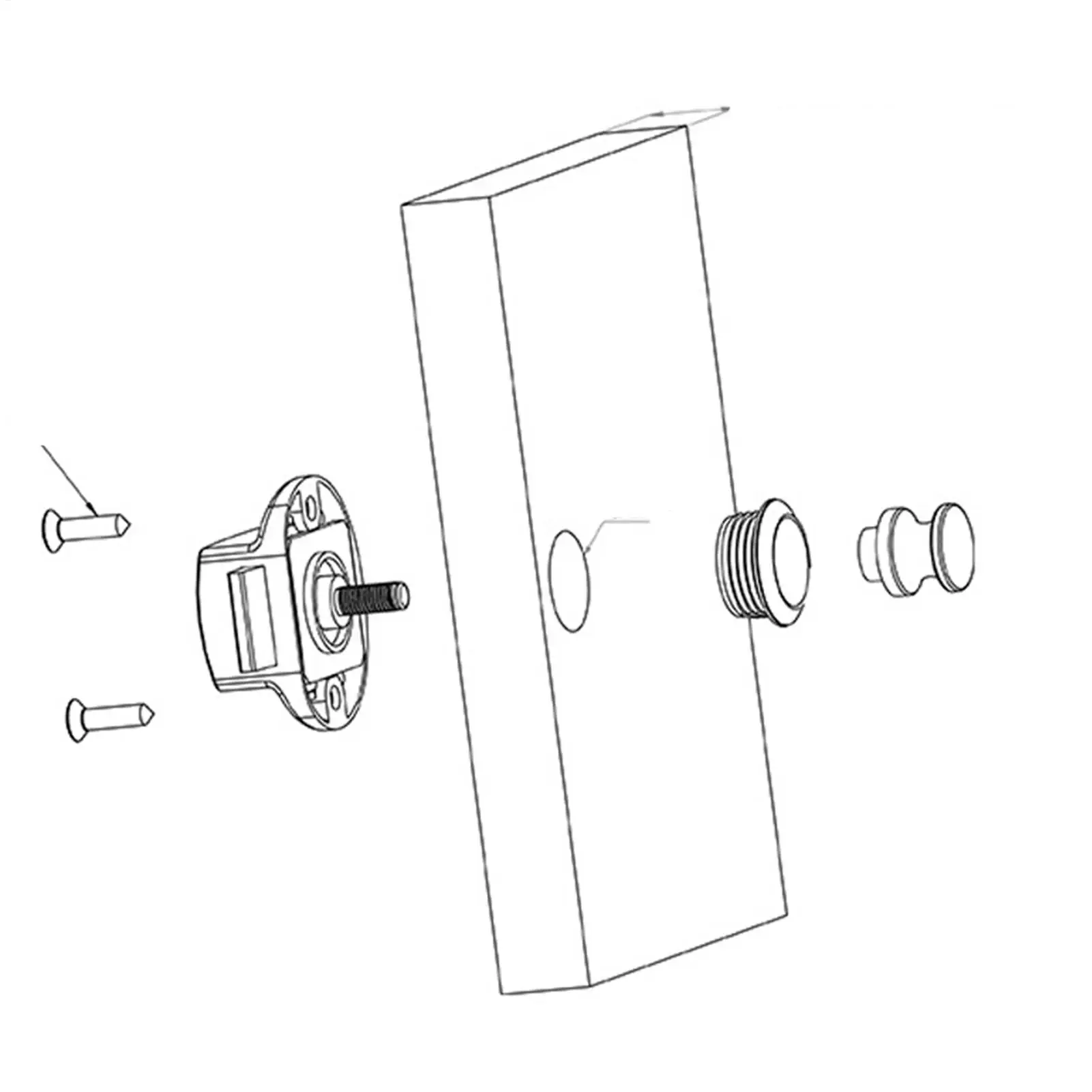 

RV Door Lock Zinc Alloy Travel Trailer Push Cabinet Door Lock Security Drawer Latch Motorhome Accessories for Interior Room Bath