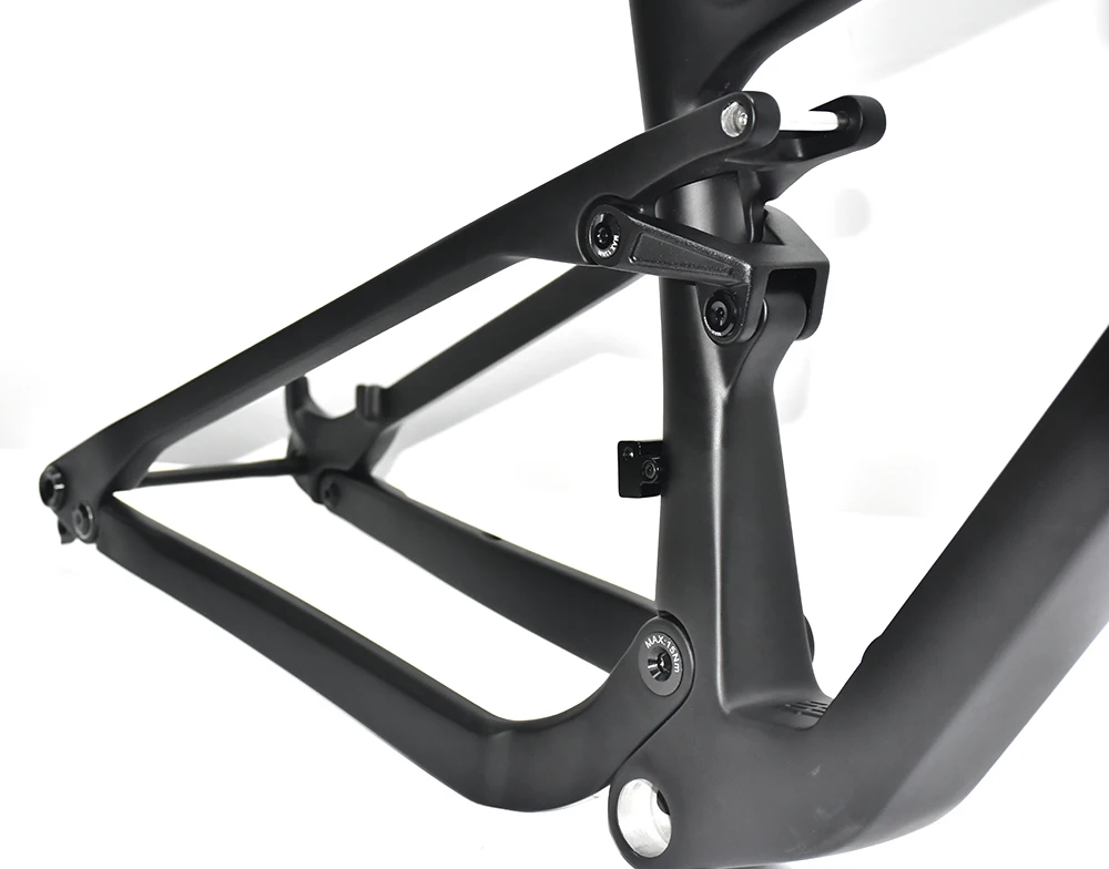 High quality mountain suspension carbon frame threaded BB fit shock 190mm X 45mm 29er MTB carbon frameset - view 5