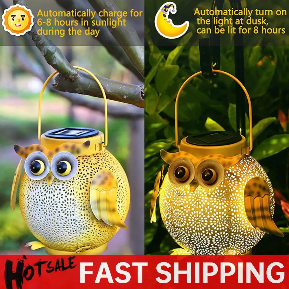 

Iron Art Garden Decorative Light IP44 Waterproof Solar Courtyard Decor Light Warm Light Landscape Atmosphere Lamp for Patio Yard