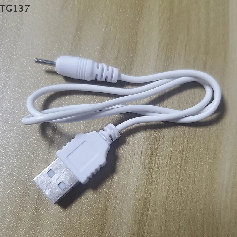 White USB Charger Cable With Pin DC 2.0 USB Charger Lead Cord To USB Cable For Nokia 50cm