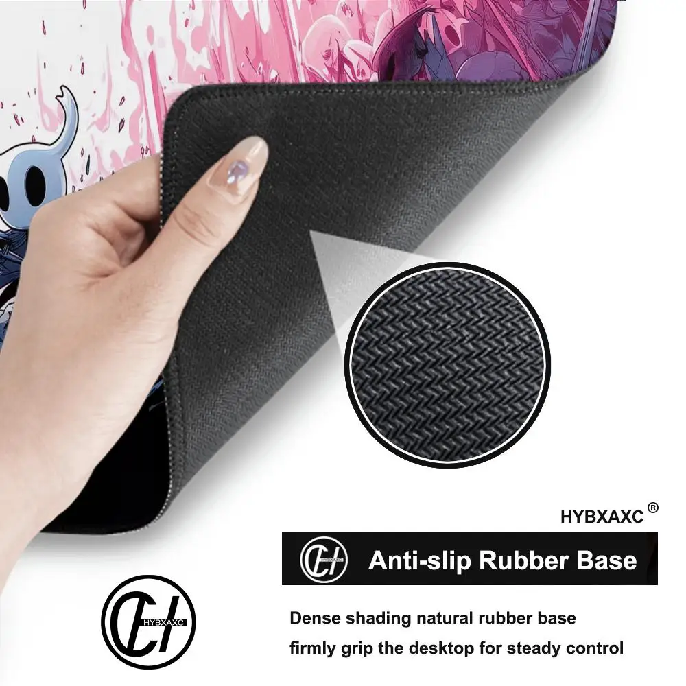 Cool Rubber Mouse Pad Hollow Knight Silksong HD Printing Desk Mats Large Computer Mousepad XXL PC Gamer Keyboard Mat