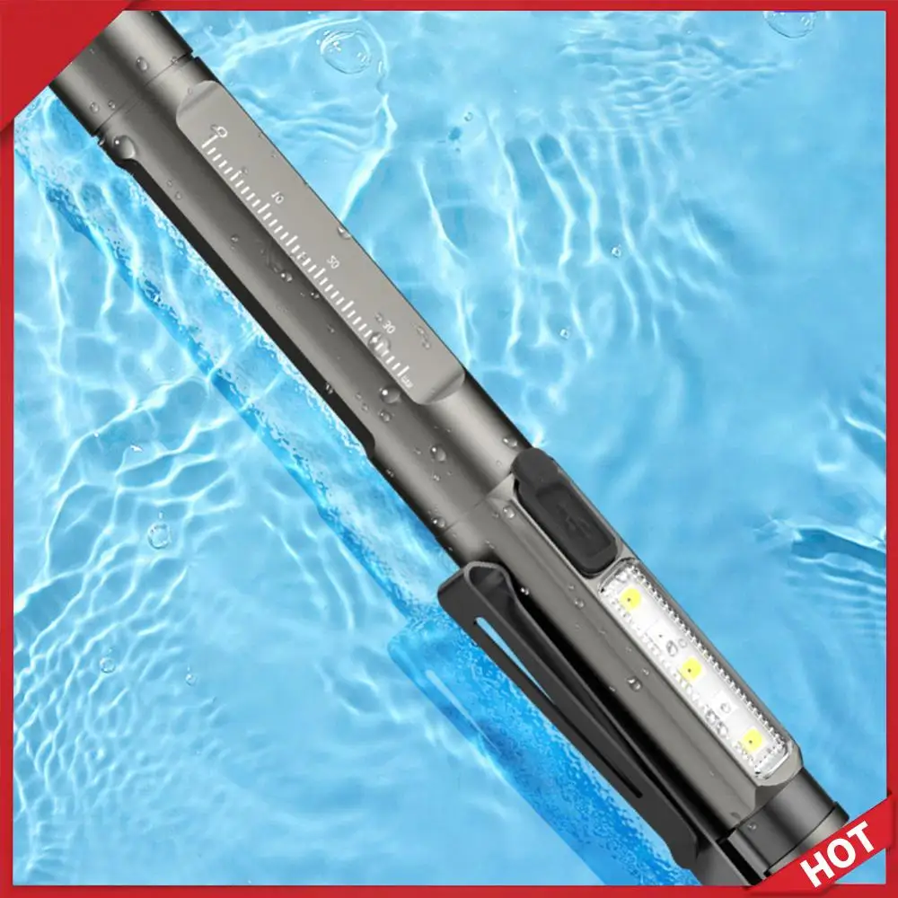 Tragbare Erste-Hilfe-Stiftlampe aus Aluminiumlegierung, multifunktionale IPX5-wasserdichte Taschenlampe für Ärzte und Krankenschwestern zur Diagnose