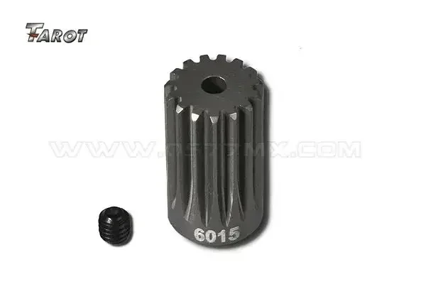 OriginalTarot High-Quality Helicopter Parts 600 Motor Pinion Gear 6MM 15T TL60174 - Replacement Component For Model Helicopters