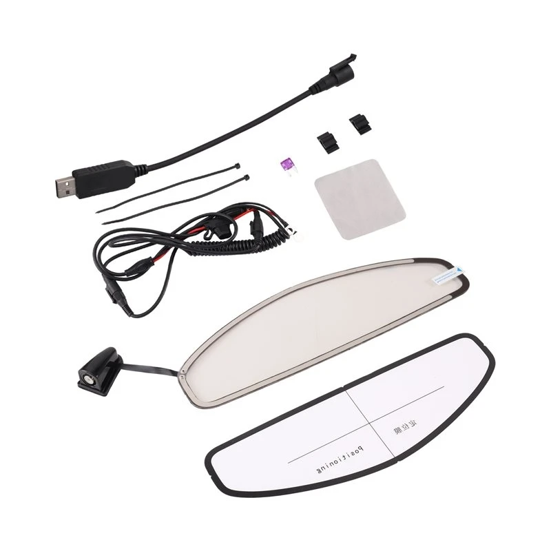 For Helmet Anti-Fog Visor Winter Motorcycle Electric Heating Film Wintertime Ultra Clear Lenses Patch 265X88mm