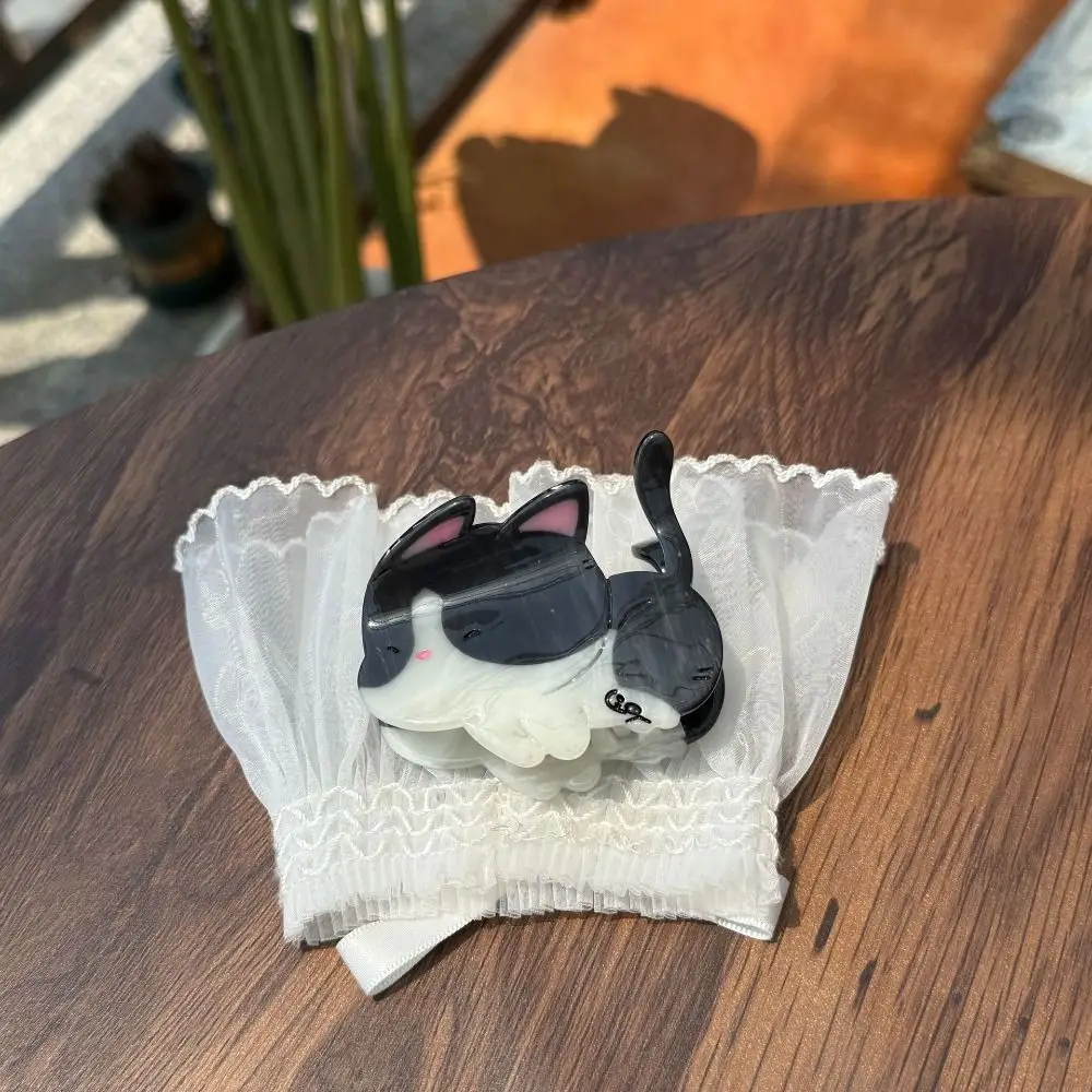 

Fashion Acetic Acid Acetate Cat Hair Claw Cartoon Hairpin Animal Hair Clip Hair Accessories Korean Style Shark Clip Female