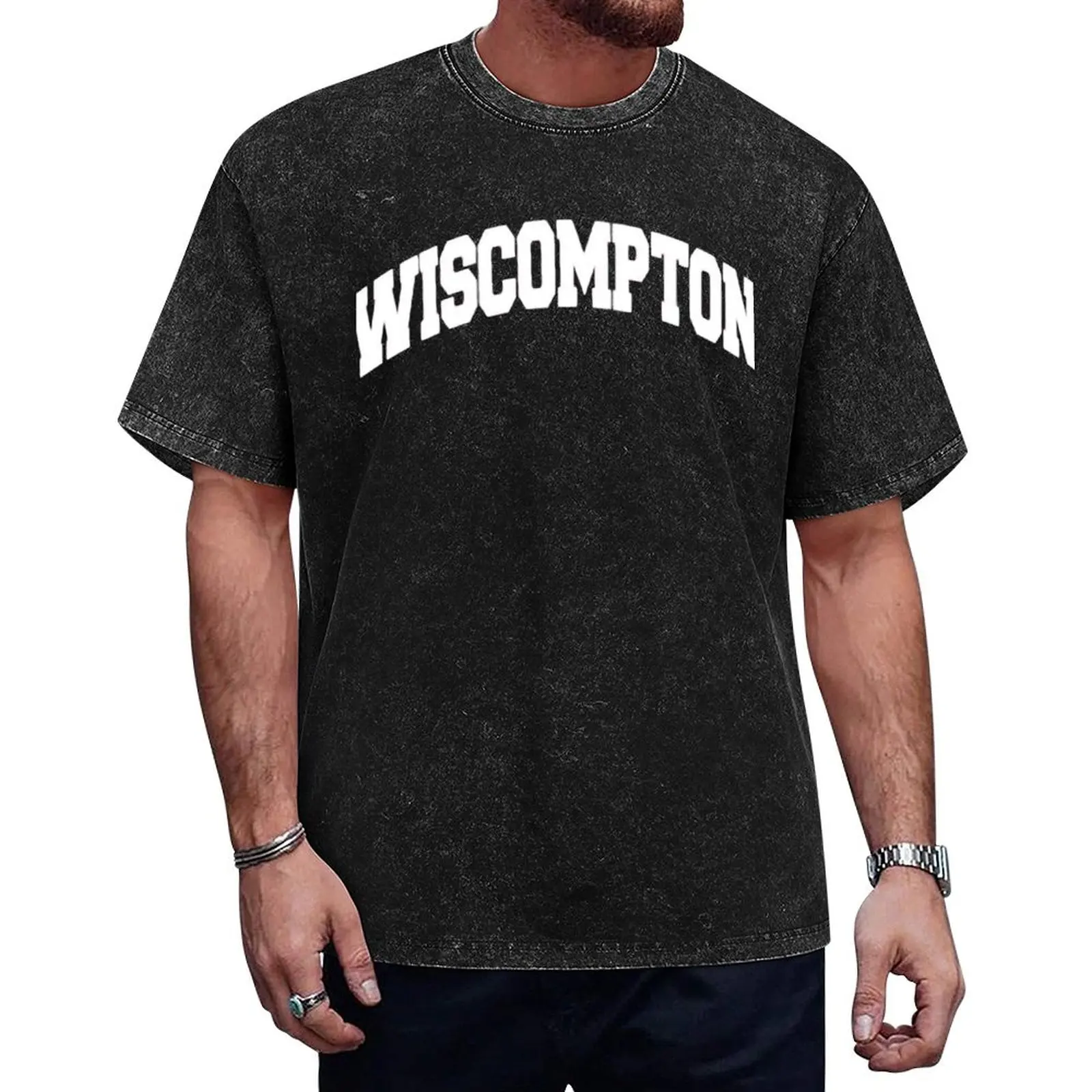 

Wiscompton T-Shirt Personalized t-shirt street wear basketball graphic tees sublime t shirt men 100℅ cotton