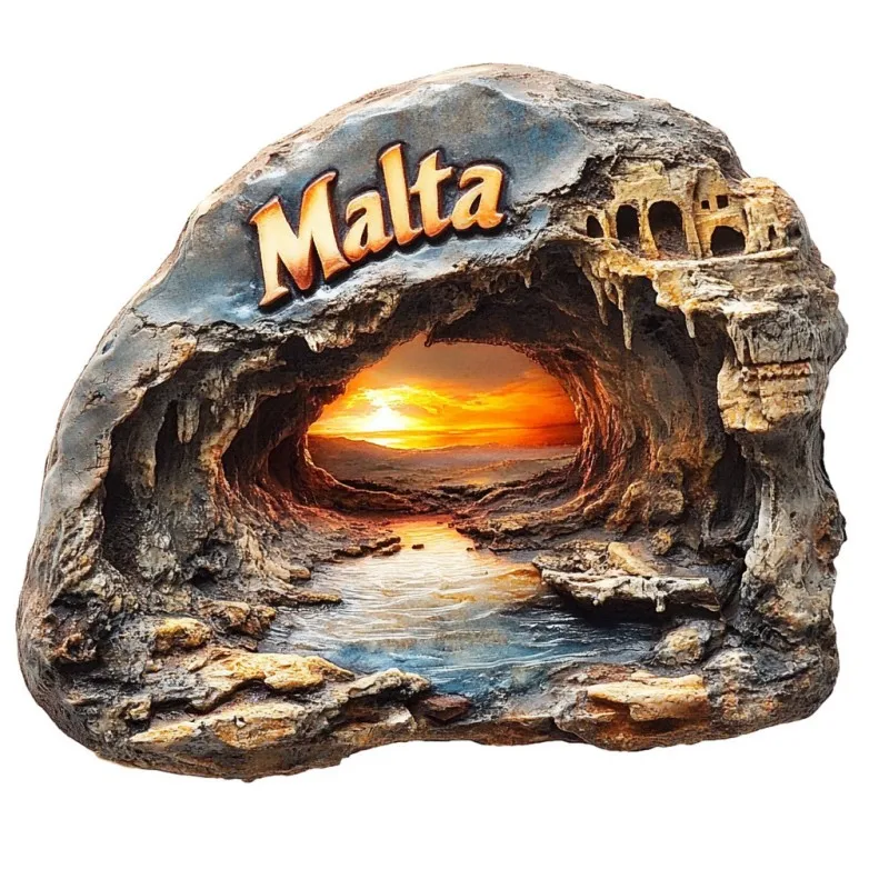 Europe Malta Fridge Magnets Tourist Souvenirs Crafts Refrigerator magnet Decoration Articles Handicraft Gifts