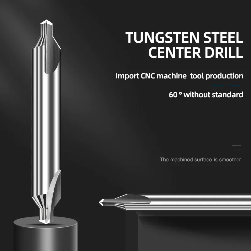 Intlshaft 10pcs 1set HSS Center Drill Bit Combined Center Drills 60 Degree Countersinks Angle Bit Metal Drill Bit HSS-TIN