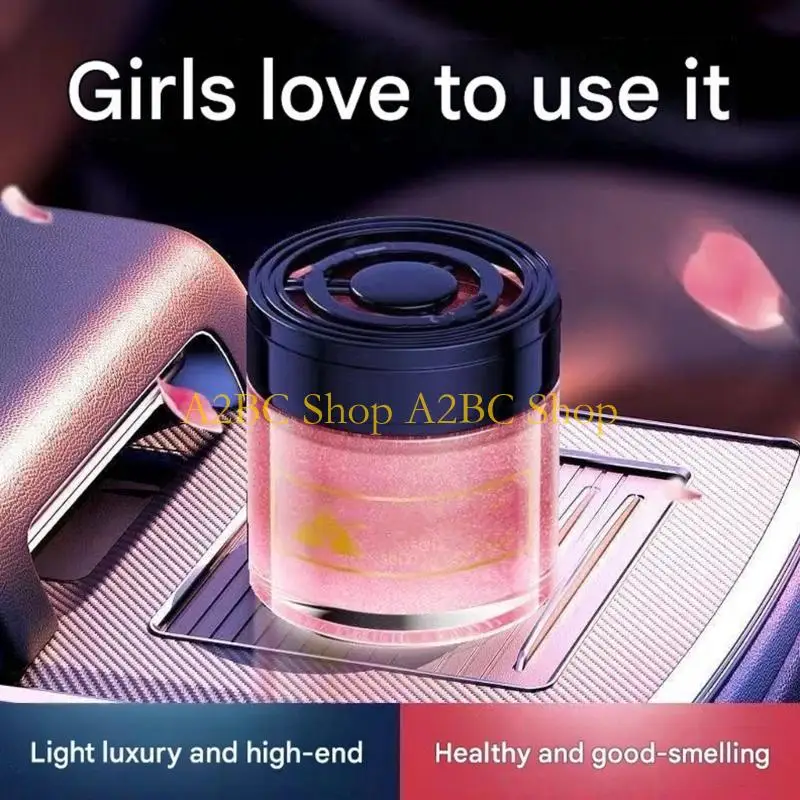 A2BC Stylish Glittering Gel Flowing Sand Air Freshener For Cars Feature Calming Bluebell Fragrances And Compacted Design