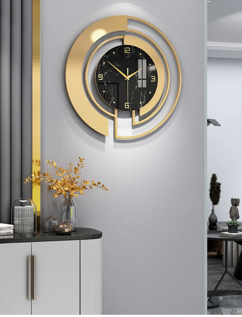 Acquista Orologio da Parete Grande di Design per Soggiorno Elegante Ultimo Moderno | Orologio da Parete Silenzioso per Camera da Letto | Orologio da Parete di Lusso Premium Fantasia Antico Unico in