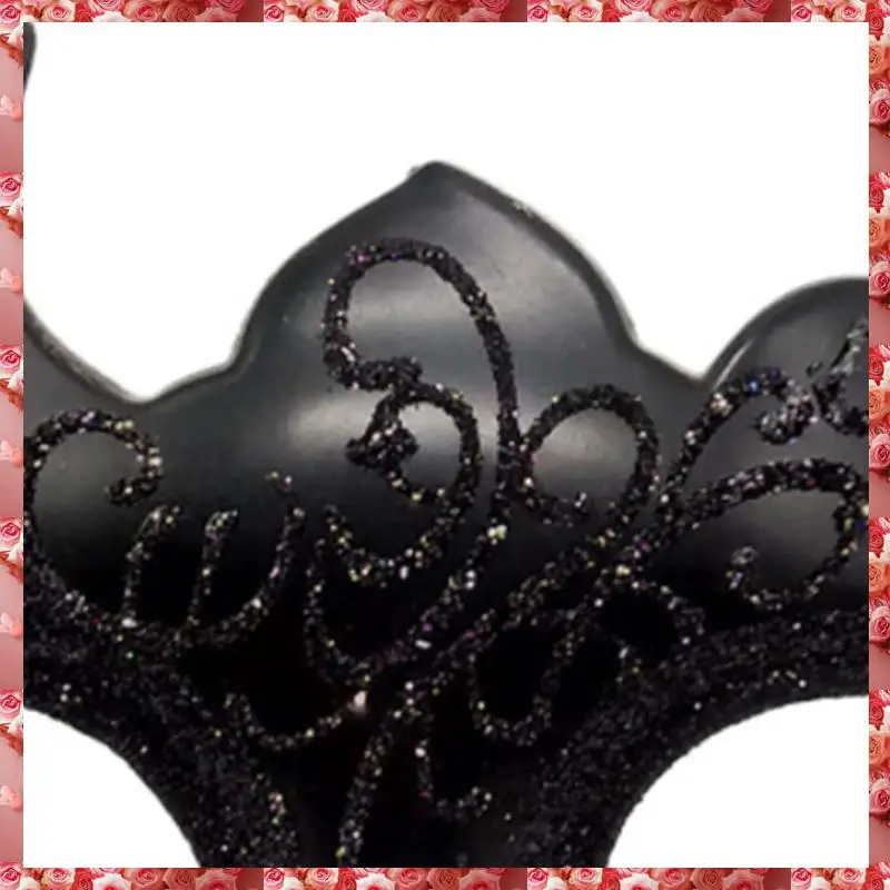 Confezione da 2 maschere per ragazzi in maschera, fasce per feste di carnevale, nuovi costumi di carnevale, decorazioni per feste sexy, nere