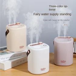 Portable Humidifier with Wireless Charging, Large Capacity and Dual Spray for Home and Bedroom