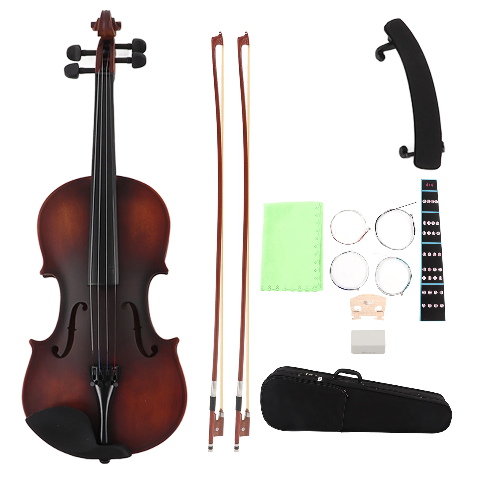 

Stringed Musical Instruments Violin Exquisite Matte Violin Beginners Playing Grade Test 4/4 Retro Violin
