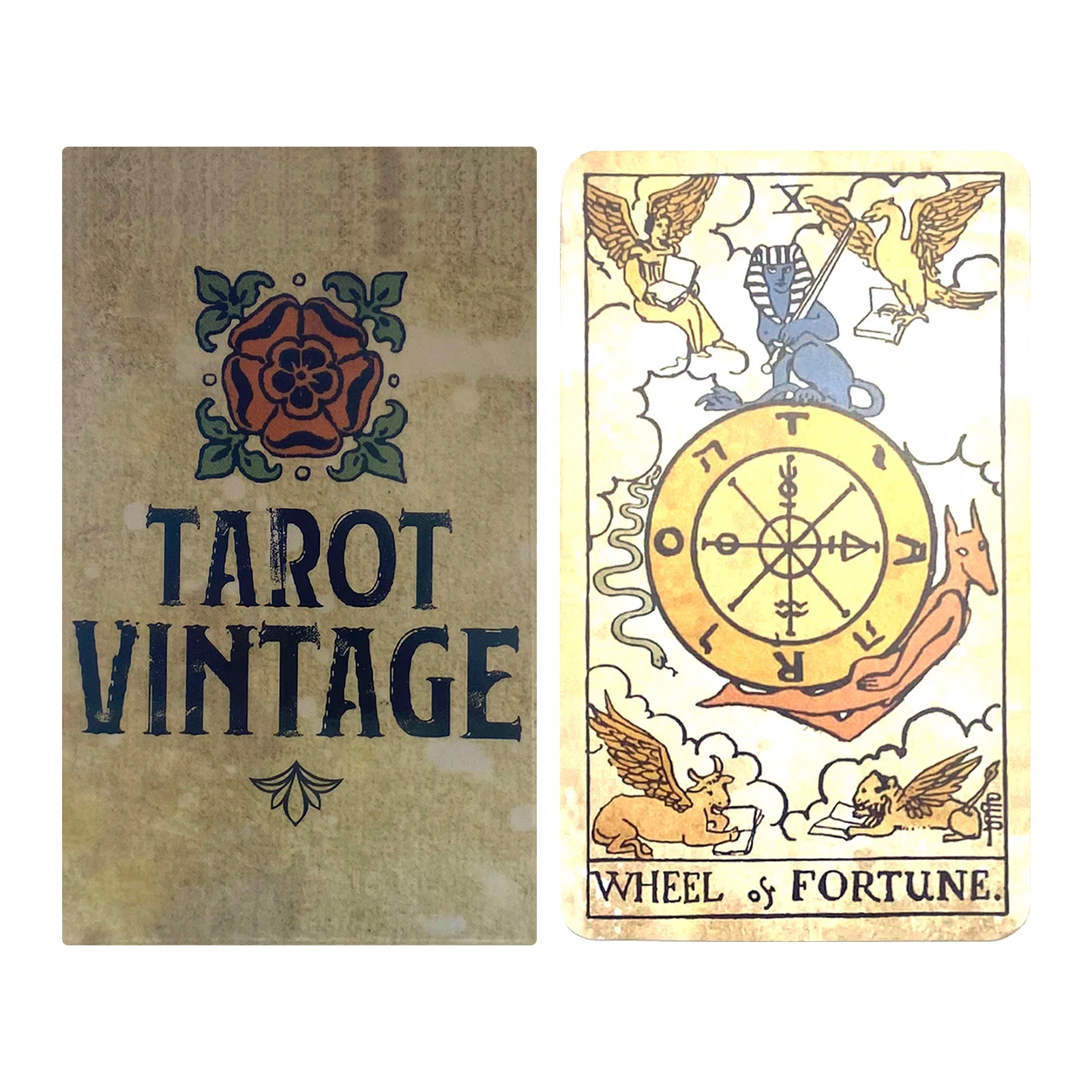 Tarot Vintage Prophecy Divination Deck Family Party Board Game Beginners Cards Fortune Telling Game Tarot Card Oracle Card