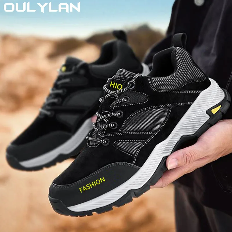 

Breathable Men Casual Shoes Comfortable Walking Shoes Non-Slip Outdoors Hiking Shoes Fashion Men's Shoes Climbing Shoes