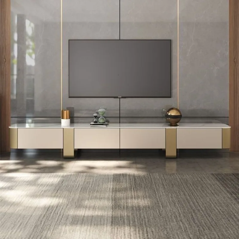 Drawers Ornament Tv Stand Mount Luxury Japanese Aesthetic Tv Stand Entertainment Design Muebles De Television Home Furniture