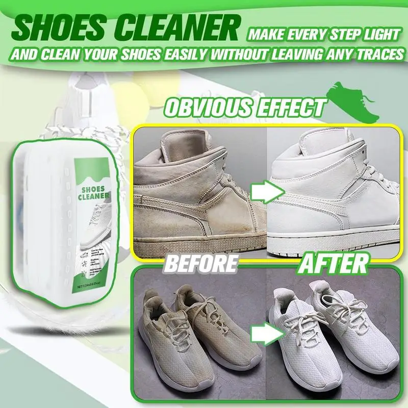 Shoe Cleaner For White Sneakers Boots Cleaning Brush Sneaker Cleaner Brush White Shoe Cleaner Foam Tennis Shoe Cleaner For