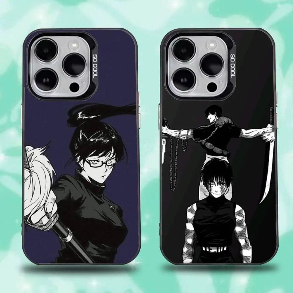 

Maki Zenin Jujutsu Kaisen Phone Case For iPhone 16,15,14,13,12,11,Mini,Pro,E,SE4,XS,MAX Black Candy Matte Cover