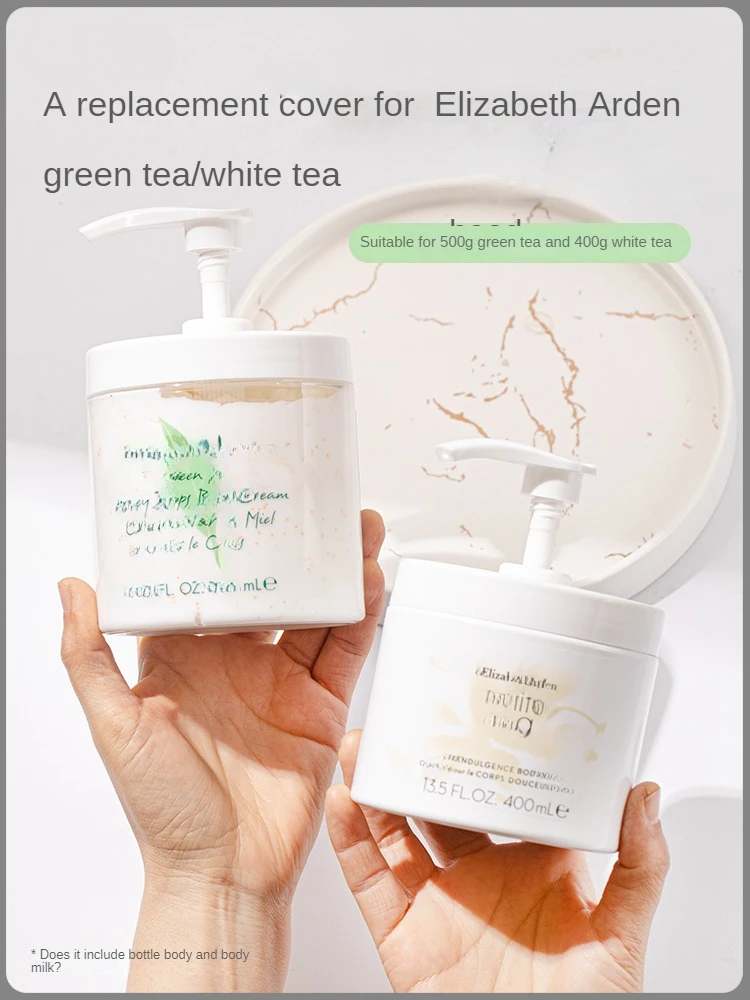 A replacement cover for Elizabeth Arden Green tea body milk press head 400ML/500ml can be pressed