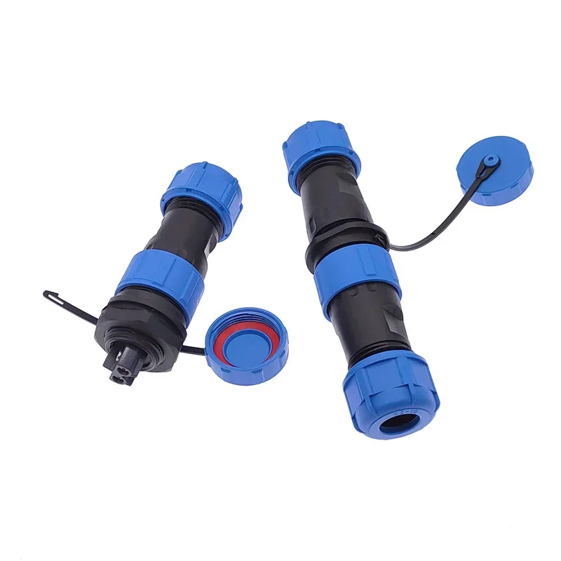 

Welding Free Waterproof Plug Socket IP68 SP17 Cable Connector 2pin 3pin Male Female Screw connection
