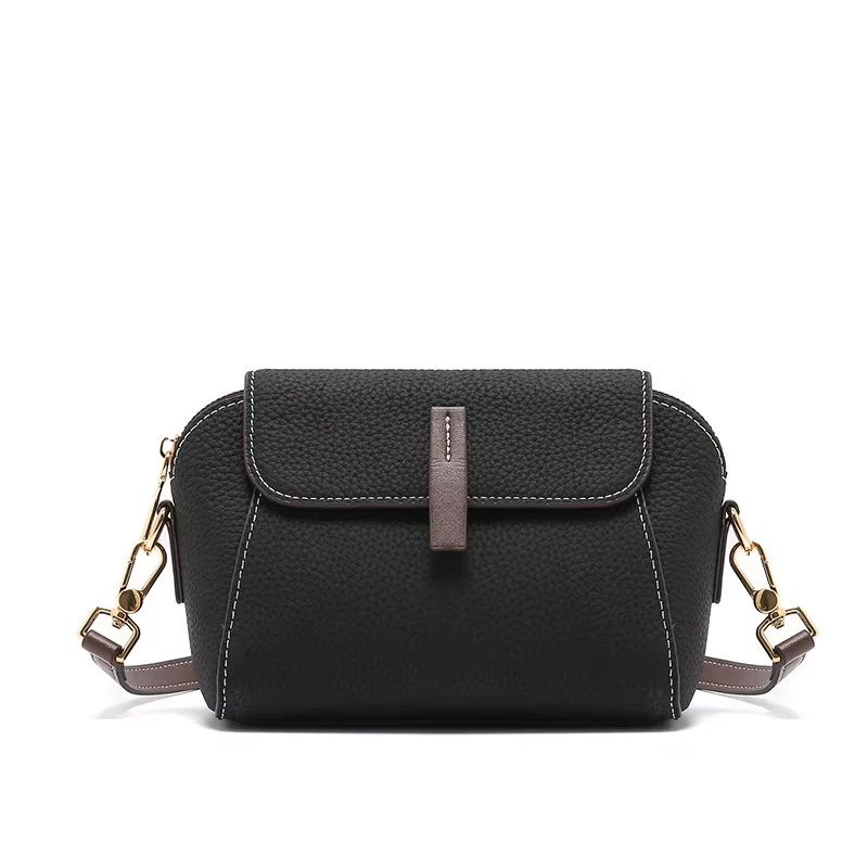 Sac à bandoulière en cuir de vache véritable pour femmes, rétro décontracté, sacs en cuir de vache, mode féminine, Design de luxe, sac à bandoulière pour dames