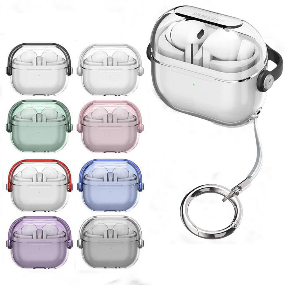 

Soft Silicone Clear Headphone Cover For Samsung Galaxy Buds 3 Pro Transparent Cases For Samsung Galaxy Buds 3Pro Earphone Case