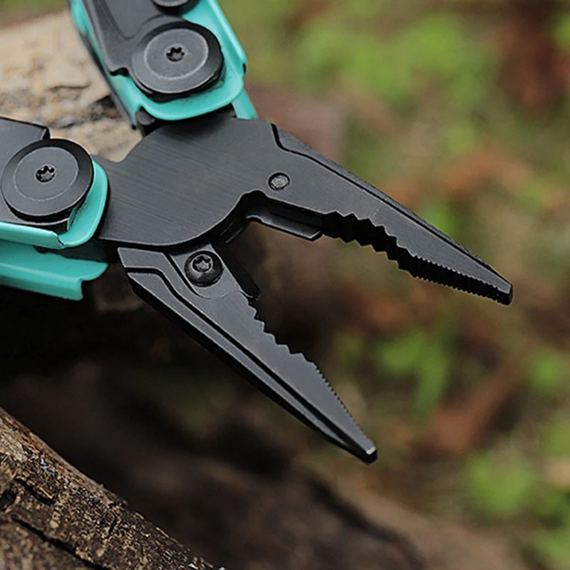 Multi-Function Tool Folding Pliers Needle-Nosed Pliers Multi-Function Small Pliers Outdoor Emergency Survival Gadgets-AT64