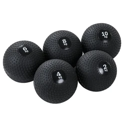 wholesale Gym fitness Strength Training Black PVC sand filling Slam Balls Medicine Ball