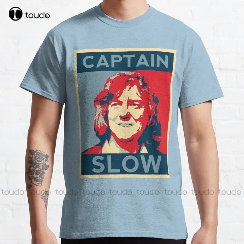 New James May - Captain Slow Classic T-Shirt Cotton Tee Shirt S-5Xl Unisex men's big & tall t-shirts