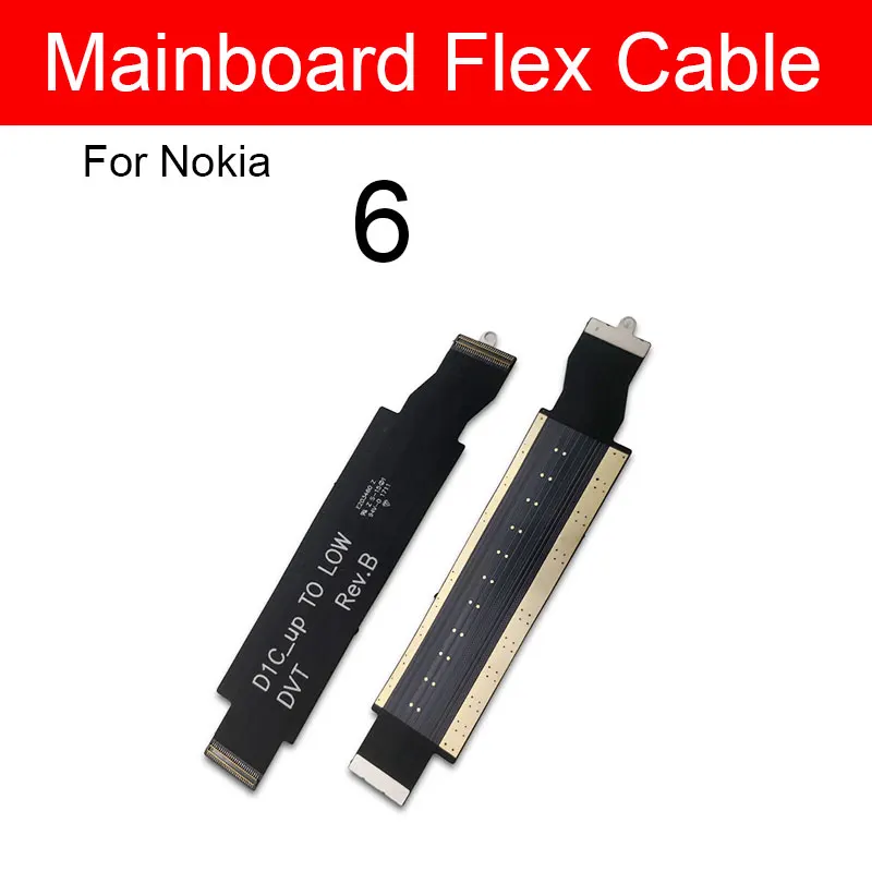 Main Connector Motherboard Flex CableFor Nokia 2 2.1 3 3.1 5 5.1 6 6.1 7 7.1 8 8.1 Plus X3 X5 X6 X7 Mainboard Flex Ribbon Repair