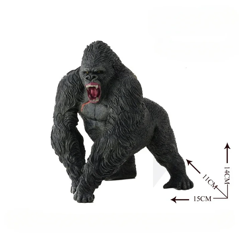 15cm Godzilla Vs Kong Skull Island King Kong Gorilla Model Toys Collect Decorative Figurines Ornaments Birthday Gifts