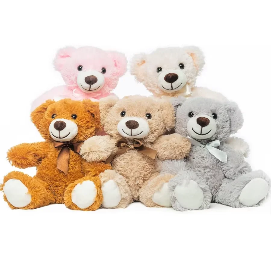 5 stks beren knuffels knuffels cadeau voor kind vriendin, 13.5in knuffels voor Kerstmis Valentijnsdag verjaardag cadeau