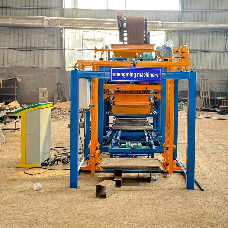 QTJ4-25 Block Machine Automatic Concrete Hollow Brick Making Machine for New Factory Setup