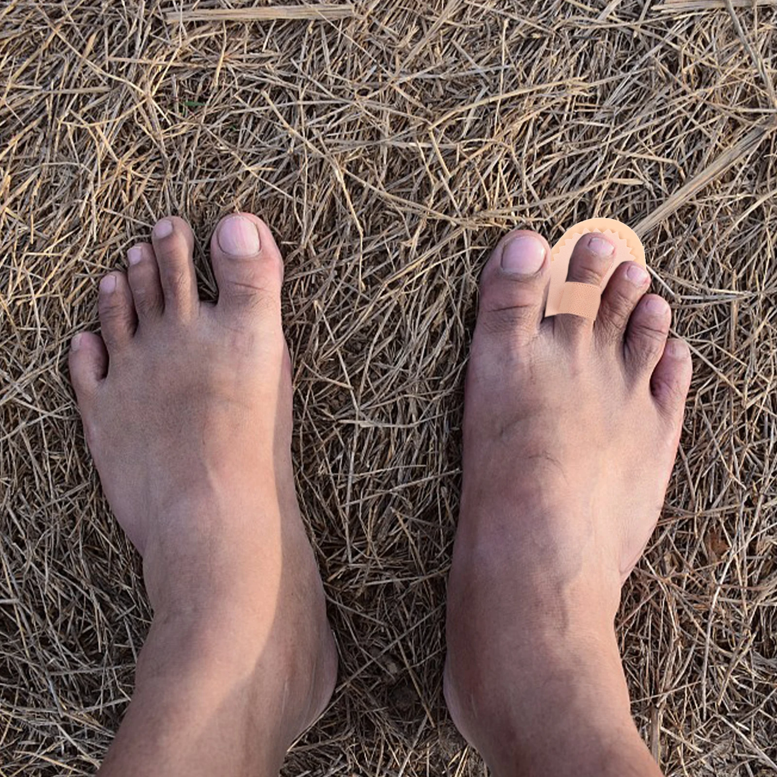 

4Pcs Toe Straightener Forefoot Isolation Pad Reliable Foot Orthotic Compact Corrector for Long Term Wear Supportive Design