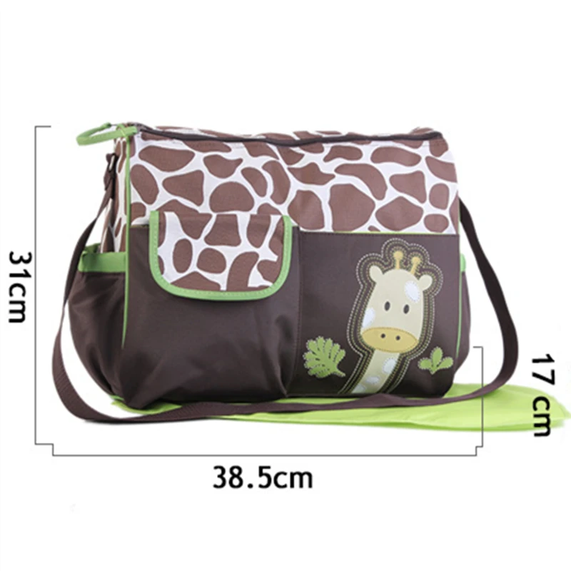 New Fashionable Printed One Shoulder Mommy Bag with Large Capacity and Multi function Leaning Urinary Bag for Going Out