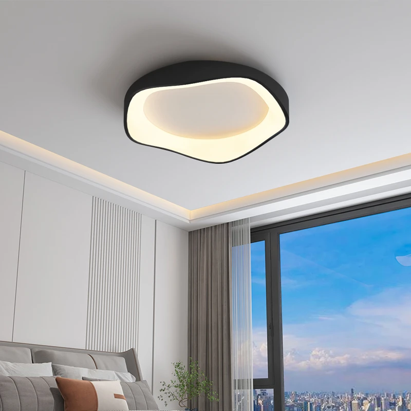 

Creative Bedroom Lamp Simple Modern Recessed Led Ceiling Lights Round Living Room Lamp Nordic Dining Room Lamp Study Room Lamps