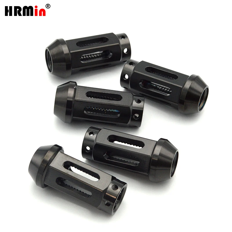 HRMin 10.9 grade Gr.5 titanium cone seat wheel lug nut titanium nut screw 20pcs M12*1.5/M12*1.25/M14*1.5/M14*1.25mm