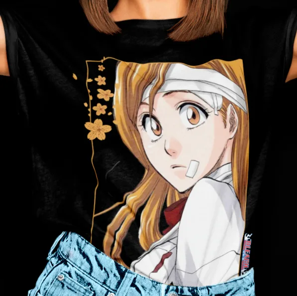 Orihime Inoue Shirt Zaraki Kenpachi Tshirt Bleach Anime Ichigo Tee Aizen T-Shirt