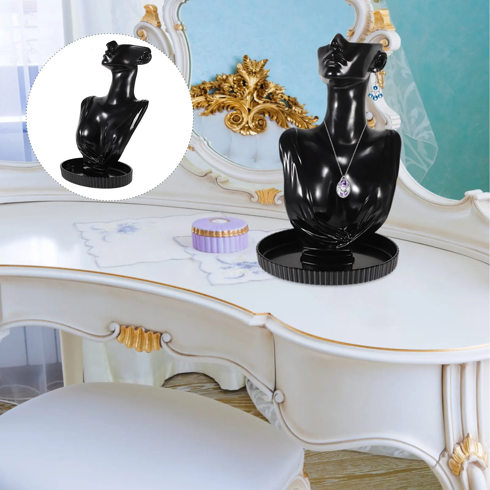 

Креативная подставка-органайзер для украшений: для серег, ожерелий, настольная, для туалетного столика, стильная витрина, премиум-качество текстуры