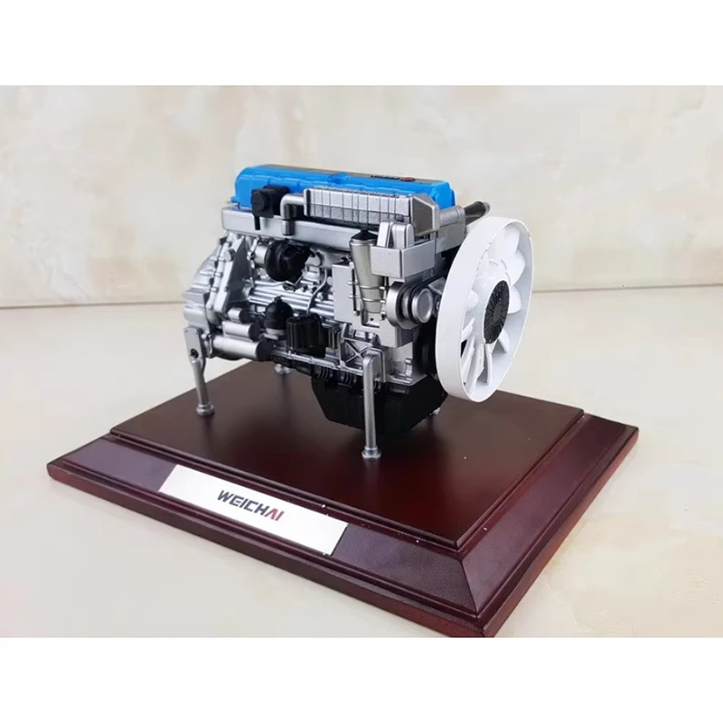 Diecast escala 1:12 weichai wp13h motor liga modelo de simulação adulto clássico coleção decoração souveir presente exibição estática